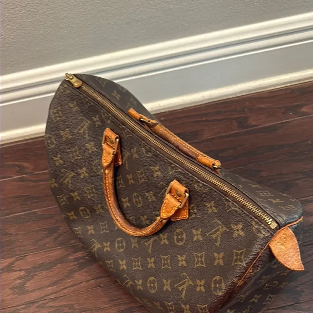 Louis Vuitton Speedy 35 Brown Monogram Bag